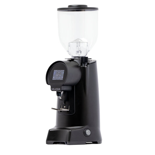 Eureka Helios 80 Espresso Grinder, black, from Clive Coffee, knockout