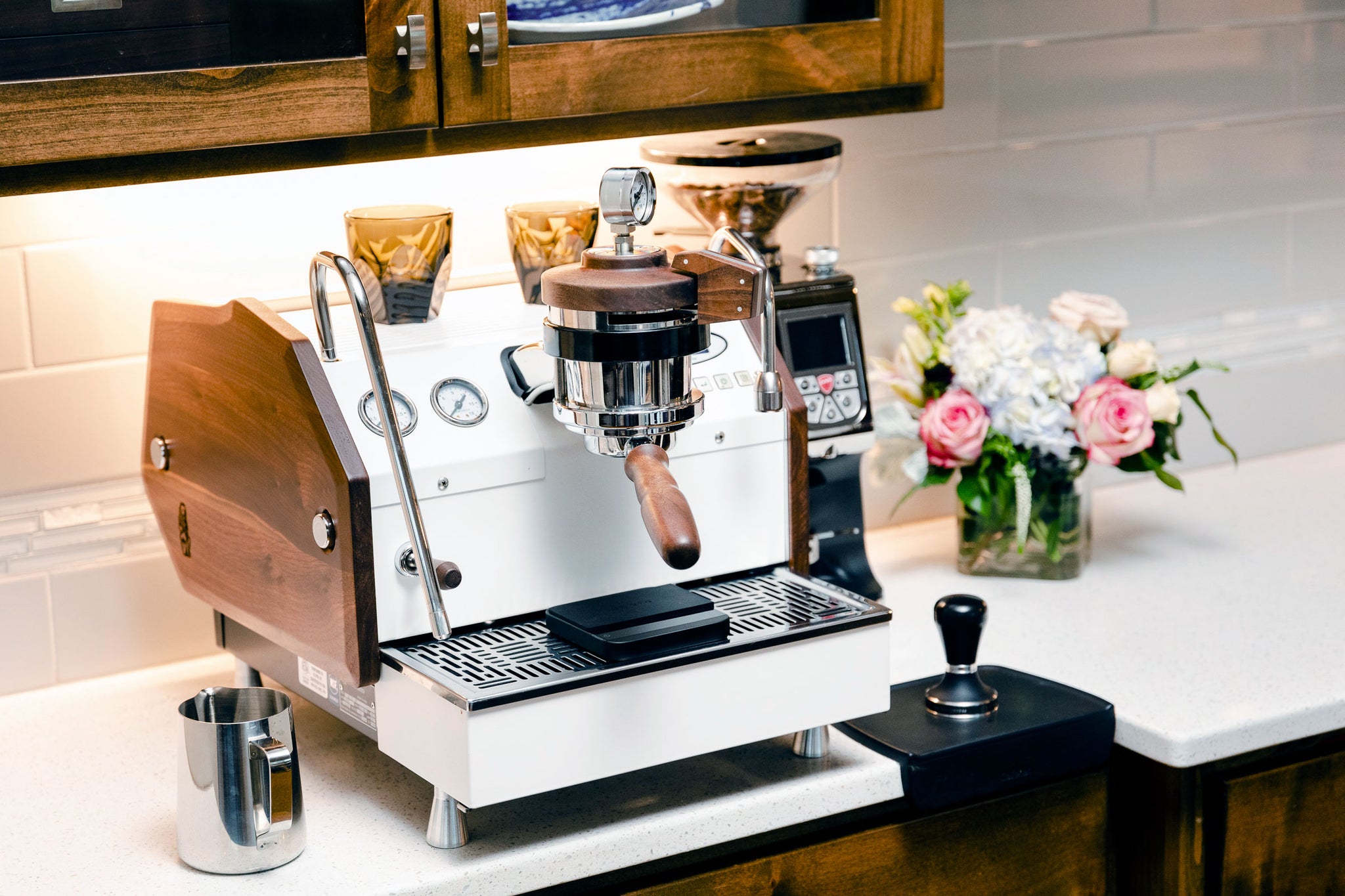 La Marzocco GS3 MP with Atom 75 Espresso Grinder