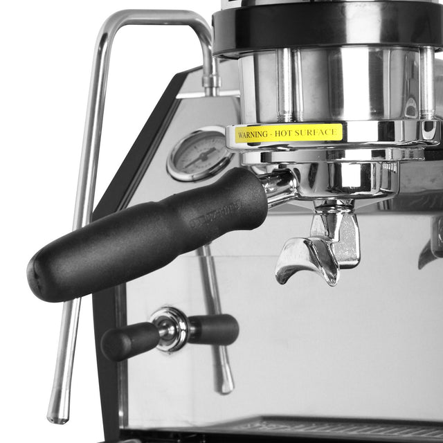 La Marzocco GS3 Espresso Machine Manual Paddle, group head and La Marzocco portafilter, Clive Coffee - Knockout