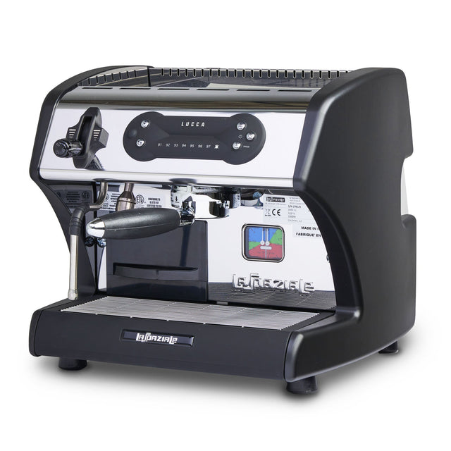 Lucca A53 Mini Espresso Machine by La Spaziale with black side panels by Clive Coffee - Knockout (Black)