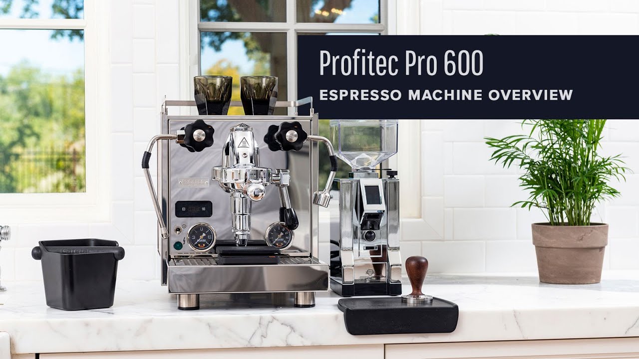 Profitec Pro 600 dual boiler espresso machine Overview video from Clive Coffee