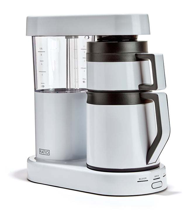 Ratio Six Coffee Maker in White, Clive Coffee - Knockout