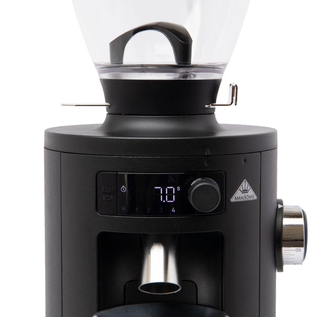 Mahlkonig X54 Home Espresso Grinder display from Clive Coffee in Black - knockout